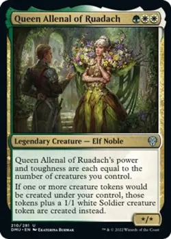 NM - Queen Allenal of Ruadach [DMU - 210] Dominaria United - Image 1