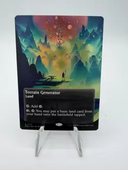 MTG EOE Edge Of Eternities Borderless Terrain Generator Galaxy Foil - Image 1