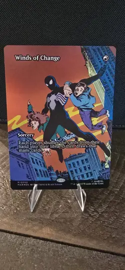 MtG Universes Beyond Spider-Man Winds of Change #30 Borderless Foil NM - Image 1
