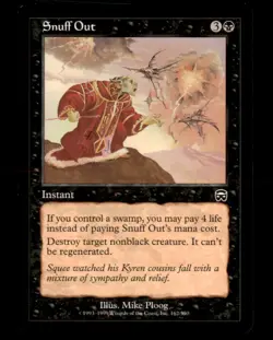 Snuff Out 162 Common Mercadian Masques Magic: The Gathering Lightly Played - Image 1