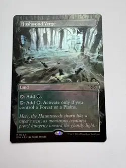 Hushwood Verge Borderless Foil Duskmourn Magic: The Gathering NM English x1 - Image 1