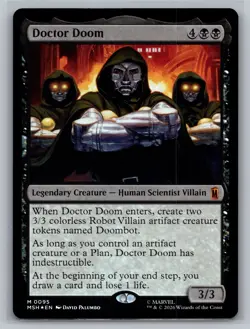 Doctor Doom Foil M Marvel Super Heroes 95 NM - Image 1