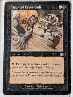 Haunted Crossroads - Mercadian Masques - Magic the Gathering MTG Nice! - Image 1