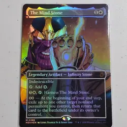 Wizards of the Coast The Mind Stone 0386 Mythic Foil Borderless MTG Marvel - Image 2