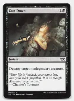 Cast Down 79 Common Double Masters Magic: The Gathering Near Mint - Image 1