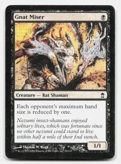 Gnat Miser 70 Common Saviors of Kamigawa Magic: The Gathering Near Mint - Image 1