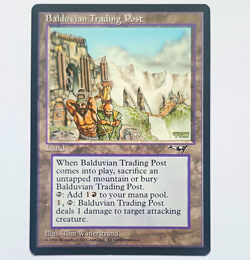 Wizards of the Coast Balduvian Trading Post MTG Alliances Uncommon 1996 - Image 1