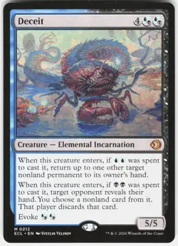 Deceit 212 Mythic Lorwyn Eclipsed Magic: The Gathering Near Mint - Image 1