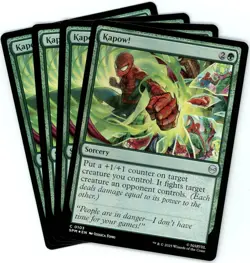 x4 Kapow! (Foil) - 0103 - Marvel's Spider-Man - MTG - SHIPS NOW - Image 1