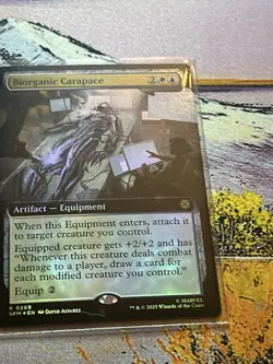 Biorganic Carapace - Extended Art SPM NM MTG Foil - Image 1