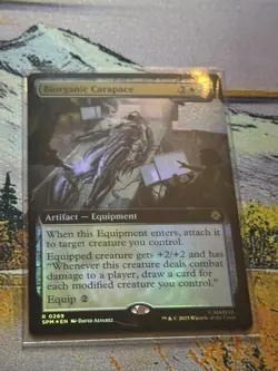 Biorganic Carapace - Extended Art SPM NM MTG Foil - Image 4