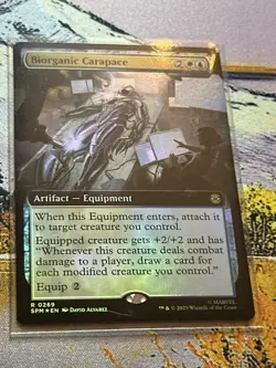 Biorganic Carapace - Extended Art SPM NM MTG Foil - Image 5