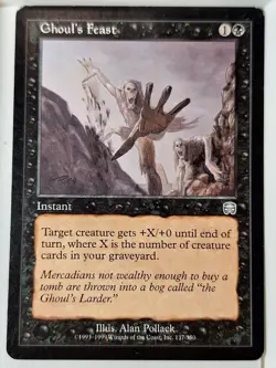 Ghoul's Feast - Mercadian Masques - Magic the Gathering MTG Nice! - Image 1