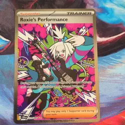 Pokemon TCG Roxie's Performance 121/168 Celestial Storm Full Art Holo - Image 2