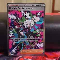 Pokemon TCG Roxie's Performance 121/168 Celestial Storm Full Art Holo - Image 3