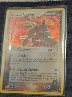 Pokemon EX Team Aqua VS Magma Team Magma's Aggron 7/95, Holo, NM-MINT Condition! - Image 1