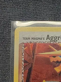 Pokemon EX Team Aqua VS Magma Team Magma's Aggron 7/95, Holo, NM-MINT Condition! - Image 3