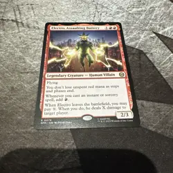 Electro, Assaulting Battery 76 MTG Marvel's Spider-Man Regular NM - Image 1