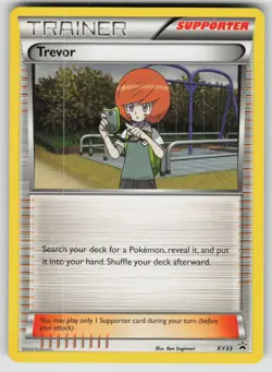 Trevor XY33 Promo XY Promo Pokemon Near Mint - Image 1