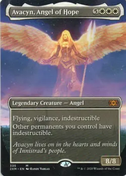 MTG: Double Masters 2022: Borderless Avacyn, Angel of Hope: LP Condition - Image 1