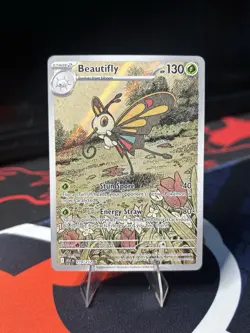 Beautifly 219/217 Illustration Rare Ascended Heroes Pokemon Holo Near Mint - Image 1