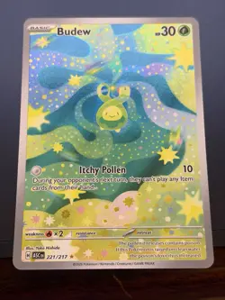 Budew 221/217 Illustration Rare ME: Ascended Heroes Pokemon Holo - Image 1