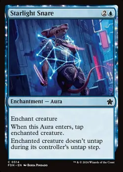 Starlight Snare Light Play, English Magic the Gathering MTG Foundations - Image 1