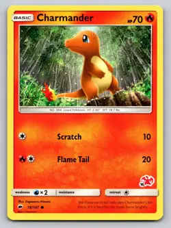 Charmander - 18/147 (#1 Charizard Stamped) 018/147 Battle Academy Pokemon NM - Image 1
