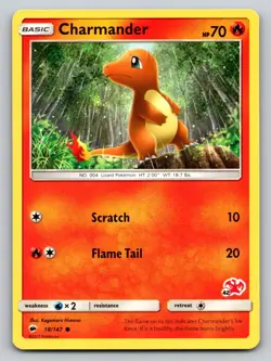 Charmander - 18/147 (#16 Charizard Stamped) 018/147 Battle Academy Pokemon NM - Image 1