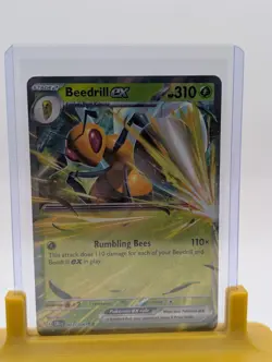 Beedrill ex 003/086 Me04: Chaos Rising Holo Near Mint - Pokemon TCG - Image 1