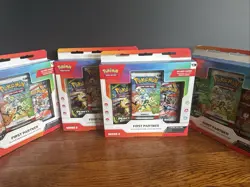 Pokemon First Partner Illustration Collection Series 2 Boxes Lot Of 4 Sealed - Image 1