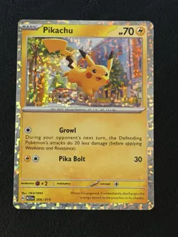 Pikachu 006/015 Holo McDonald’s 2023 Pokemon Card -Foil - Image 1