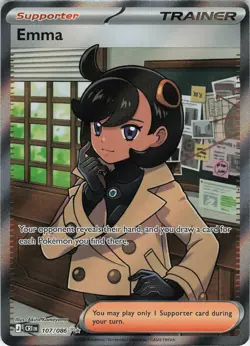 Emma 107/086 Ultra Rare Chaos Rising Pokemon Holo Near Mint - Image 1