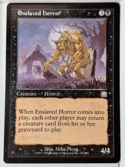 Enslaved Horror - Mercadian Masques - Magic the Gathering MTG Nice! - Image 1