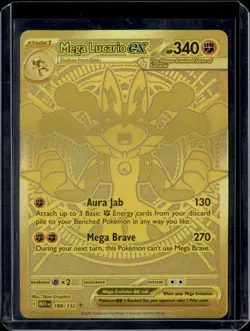 Pokemon ME01: Mega Evolution Mega Lucario ex 188/132 - Image 1