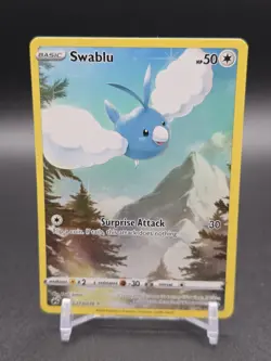 Swablu GG27/GG70 Holo Crown Zenith Galarian Gallery Pokemon NM - Image 1