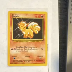 Pokemon Vulpix Base Set 68/102 Basic 50 HP Common Regular 1995 English - Image 1