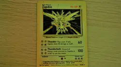 Pokemon TCG Zapdos Base Set 16/102 Holo Unlimited Holo Rare - Image 1