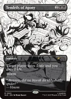 🌟 Tendrils of Agony FOIL Venom Unleashed Inks SL MTG Spiderman PRESALE🌟 - Image 1