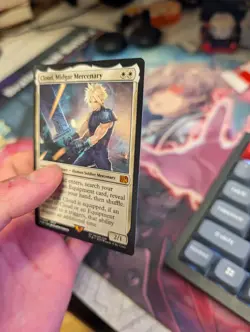 MTG Final Fantasy: Cloud, Midgard Mercenary 0010 Regular English NM - Image 2