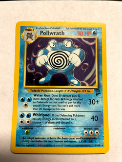 Pokemon cards poliwrath Hollow # 15/130 Near mint condition Beautiful take a loo - Image 1