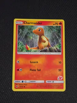 Charmander - 18/147 (#42 Charizard Stamped) 018/147 Battle Academy Pokemon NM - Image 1
