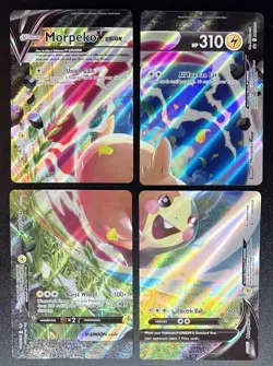 Morpeko V-Union SWSH215 SWSH216 SWSH217 SWSH218 Complete Set Pokemon - Image 1