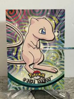 2000 Topps Pokemon TV Animation Edition Series 3 #151 Mew Blue Label LP - Image 1