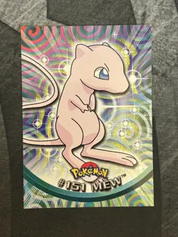 2000 Topps Pokemon TV Animation Edition Series 3 #151 Mew Blue Label LP - Image 3