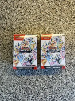 2x Pokemon TCG Prismatic Evolutions Booster Bundle - Brand New & Factory Sealed - Image 1