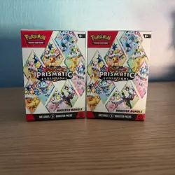 2x Pokemon TCG Prismatic Evolutions Booster Bundle - New Factory Sealed - Image 1