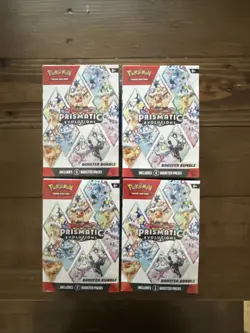 Pokemon TCG Prismatic Evolutions Booster Bundle x4 - New / Factory Sealed - Image 1
