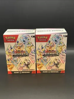 Pokemon TCG Prismatic Evolutions Booster Bundle x2 New And Factory Sealed - Image 1