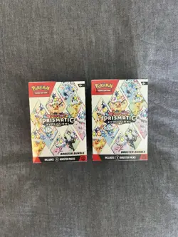 Pokemon TCG Prismatic Evolutions Booster Bundle x2 New And Factory Sealed - Image 1